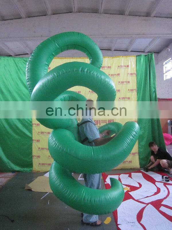 customized multicolor inflatable carnival octopus costume for adults