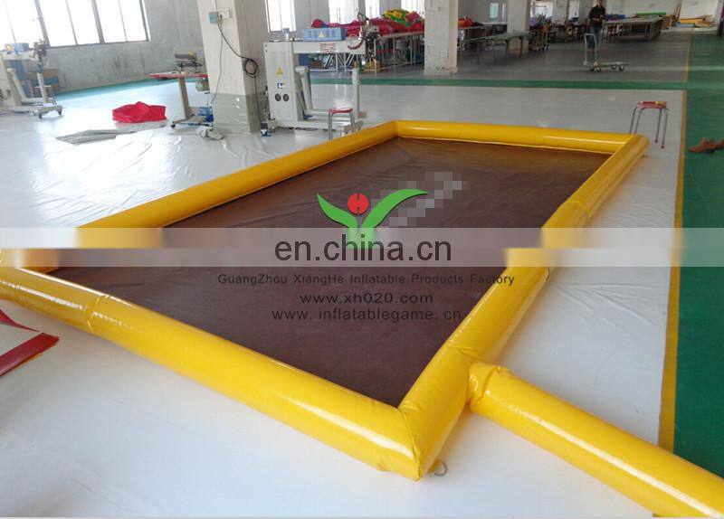 Commercial car mat easy clean water PVC Tarpaulin inflatable wash car mat