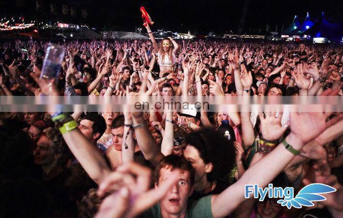 soft wear festival custom satin wristband fabric wristbands with lock