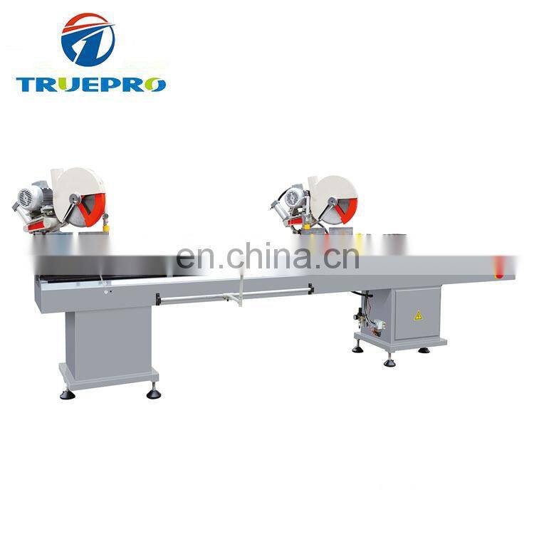 Aluminum and pvc profile miter saw cutting machine