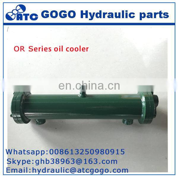 OR-60 Hydraulic Heat Exchanger Shell and tube hydraulic oil cooler , Water cooled types heat exchanger OR 60