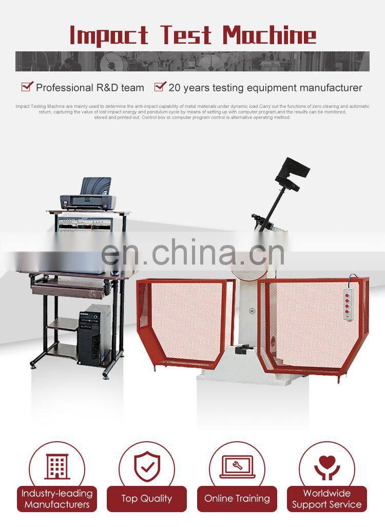 JBS-300B 300J 150J Touchscreen Digital Display Charpy V-notch Impact Testing Machine