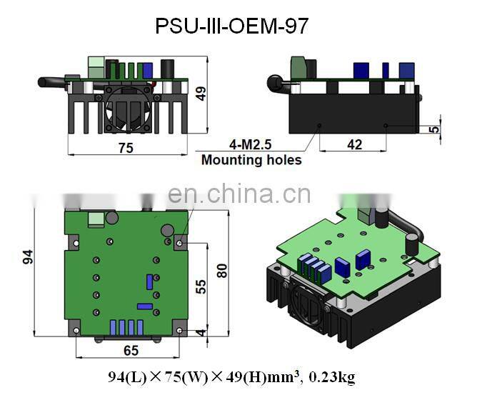 CNI Compact DPSS 589nm Yellow Laser Module