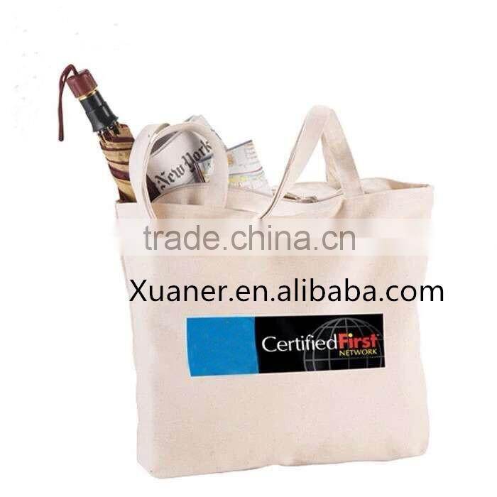 2016 popular hot selling promoting custom shopping tote canvas painting bag