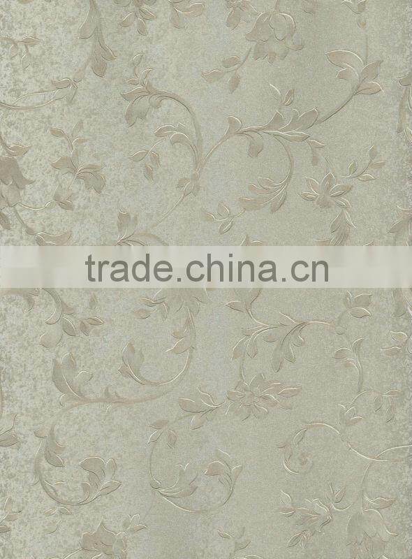 latest design cheap projects wallcovering/pvc wallpaper araba hartie de perete