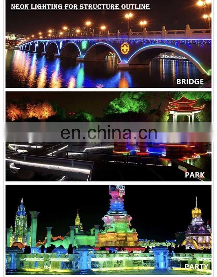 CE RoHS Approved pixel led neon flex waterproof led neon flex rgb hose for indoor or outdoor