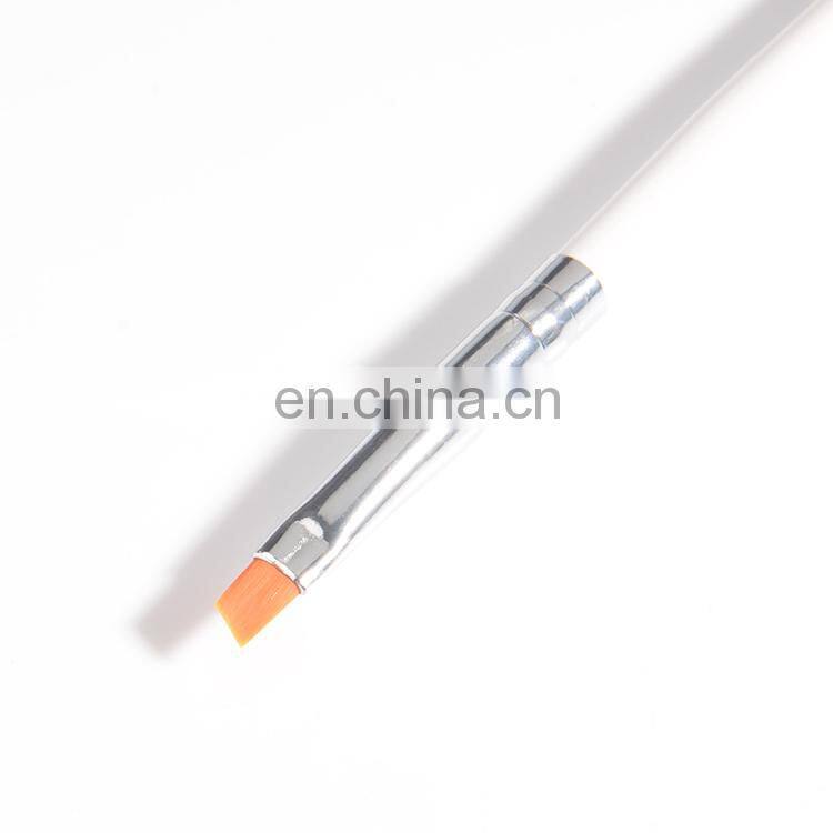 Double Way Smile Nail Art Design French Brush