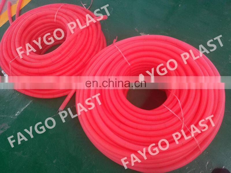 HDPE PVC Plastic Electrical Conduit Corrugated Pipe Machine/ Flexible Soft Hose Tube  Making Machine