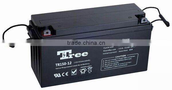 free maintenance deep cycle battery 12v 115ah 135ah 150ah ups battery