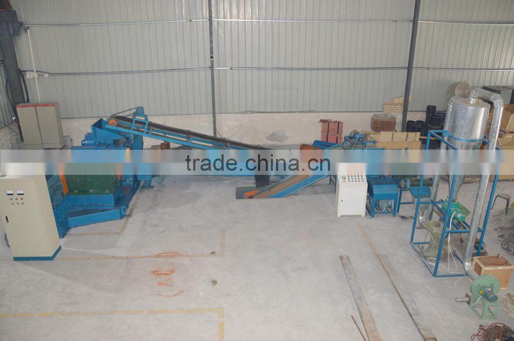 Splendid waste tire crumb rubber production line