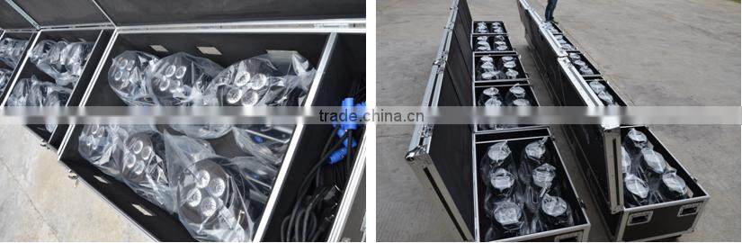 2015 7Pcs four in one rgbw Spotlights Type and LED Light Source, beam led light