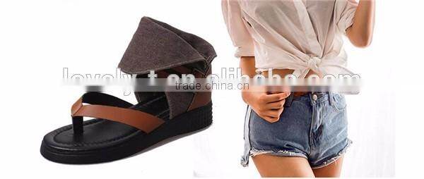 2016 new model lastest special comfortable ladies female woman roman style patchwork summer sandals shoes