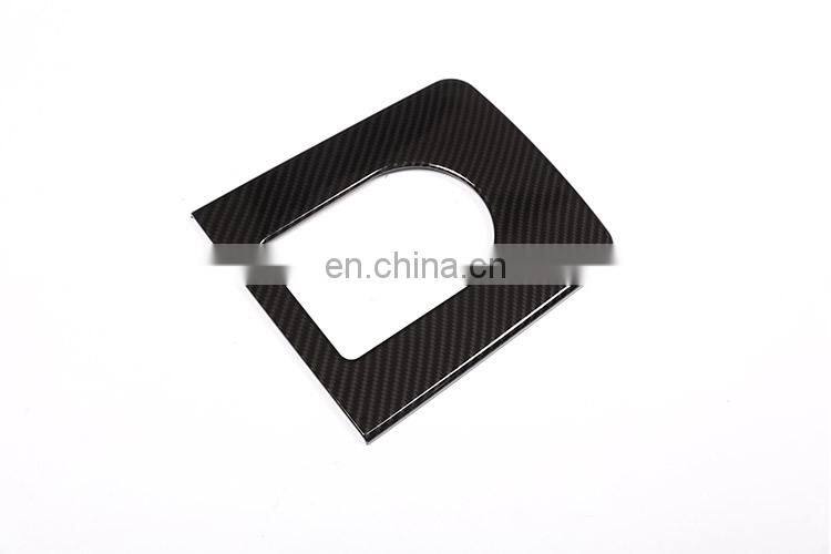 Carbon Fiber Style ABS Auto Interior Control Gear Panel Cover Trim Sticker For Jaguar XE F-Pace Car Accessories