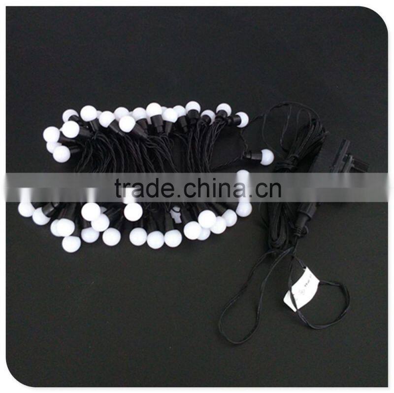 50 LED warm white string lights with ball include an adaptor christmas light outdoor light