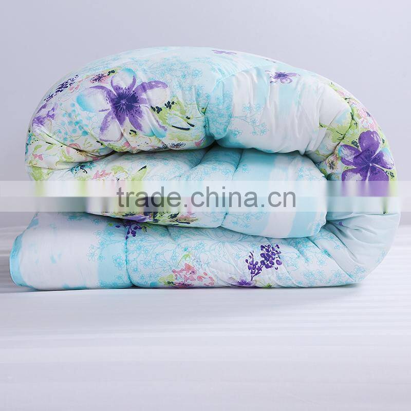 high quality microfiber quilts polyester duvets winter comforters made in China