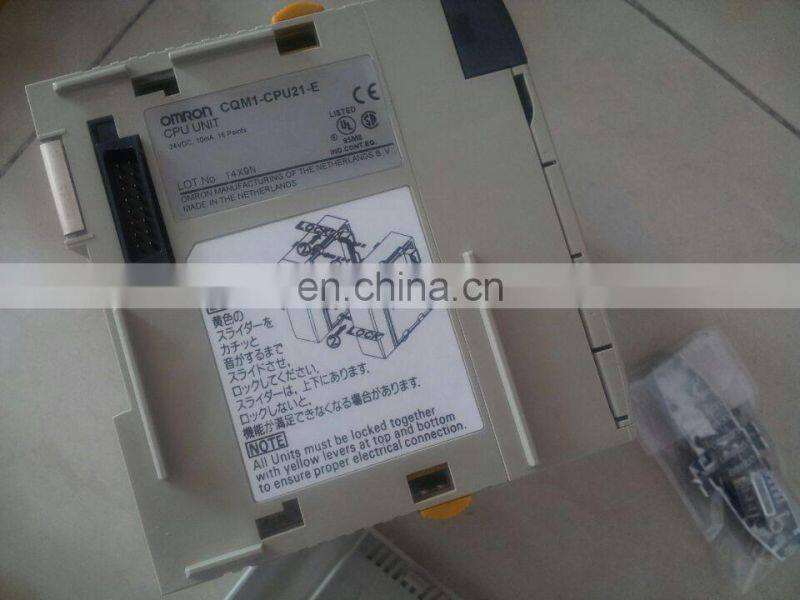 Omron PLC CQM1-CPU21-E CPU Unit 24VDC 10mA 18 Points Brand New High Quality