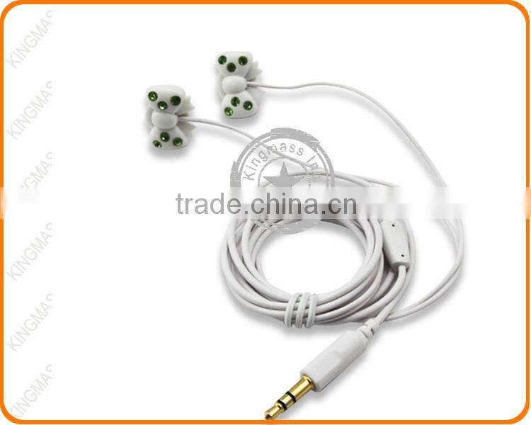 KINGMASS Sparkle Butterfly Bow Headphones