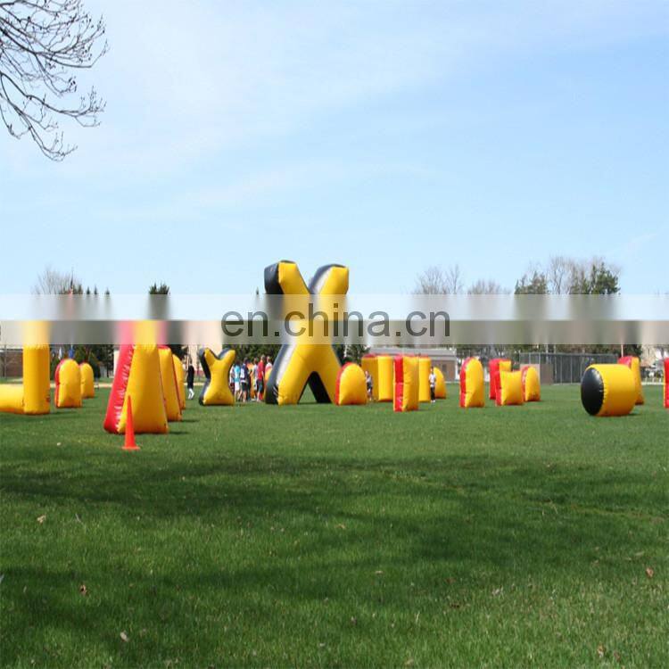 Outdoor Paintball Obstacles Accessories Inflatable Paintball Bunker Arena Game