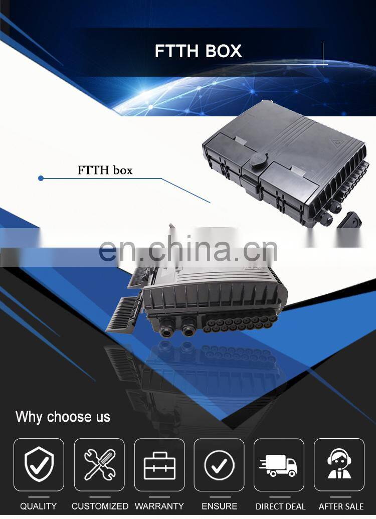 16 ports black red white FTTH joint box fiber optic cables machine distribution box FTTH Box