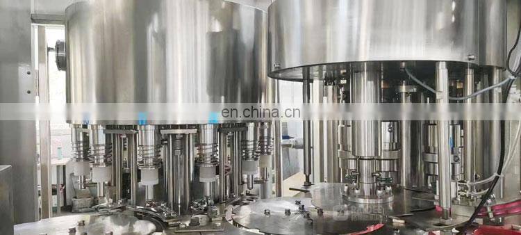Automatic vegetable oil filling and capping packing machine