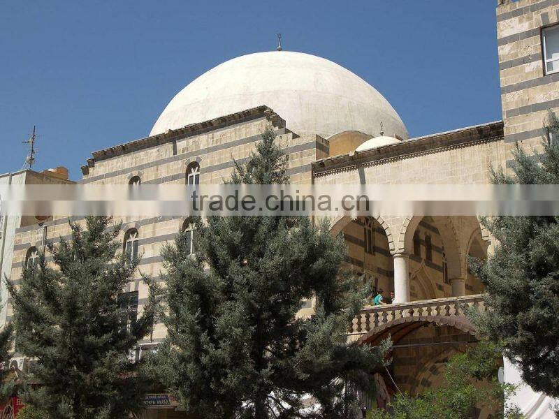 Prefabricated fiberglass roof steel truss mosque dome