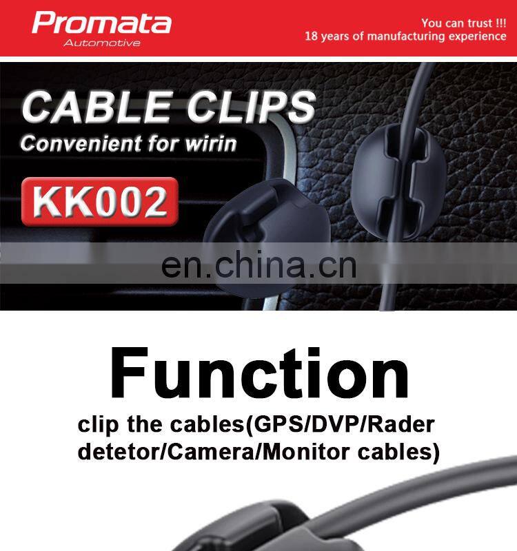 Promata flexible silicone cable winder usb cable organizer wire cord management cable clip holder