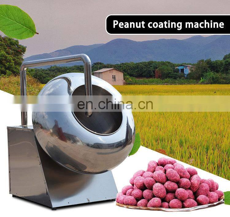 industrial nuts peanut chocolate almond sugar coating pan machine for sale