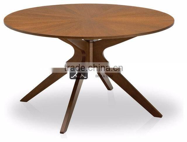 DT-031 Round Wood Leisure Coffe Shop Table