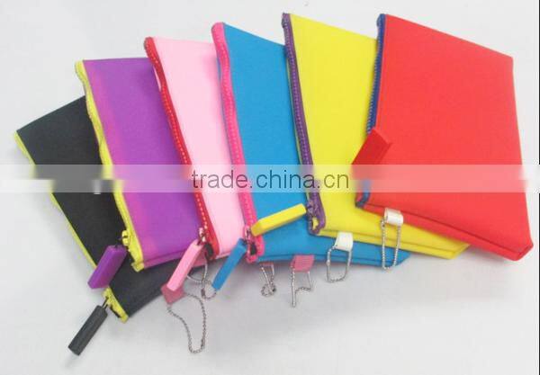 Customized 3D logo printed silicone coin purse handbag