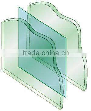 Laminated Glass with PVB, 0.38 per layer