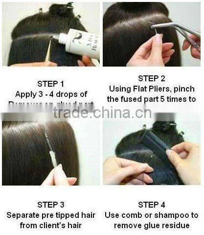 Human Hair Micro Loop Ring Hair Extension/Micro Links Hair Extension