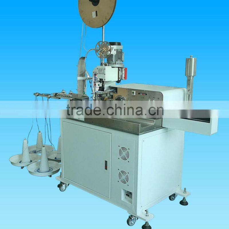 Automatic single head crimp soldering machine(output 5pcs once)