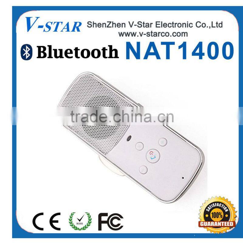 bluetooth handsfree car kit with caller id With DSP Noise Cancellation