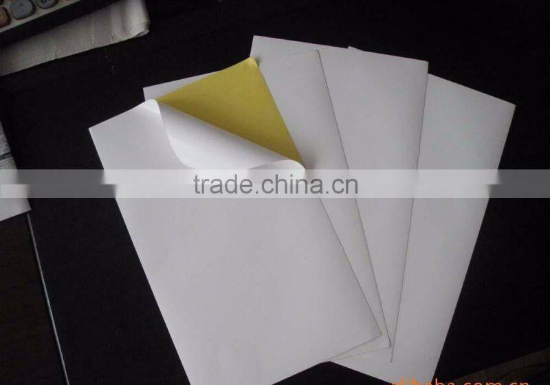 self adhesive paper material shipping sticker label