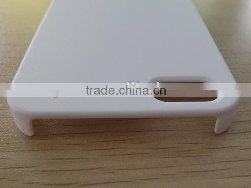 3D Blank clear Glossy or Matte sublimation cases for IPhone 4/4s/5/5s/5c, Custom cases with your own designs printing on them