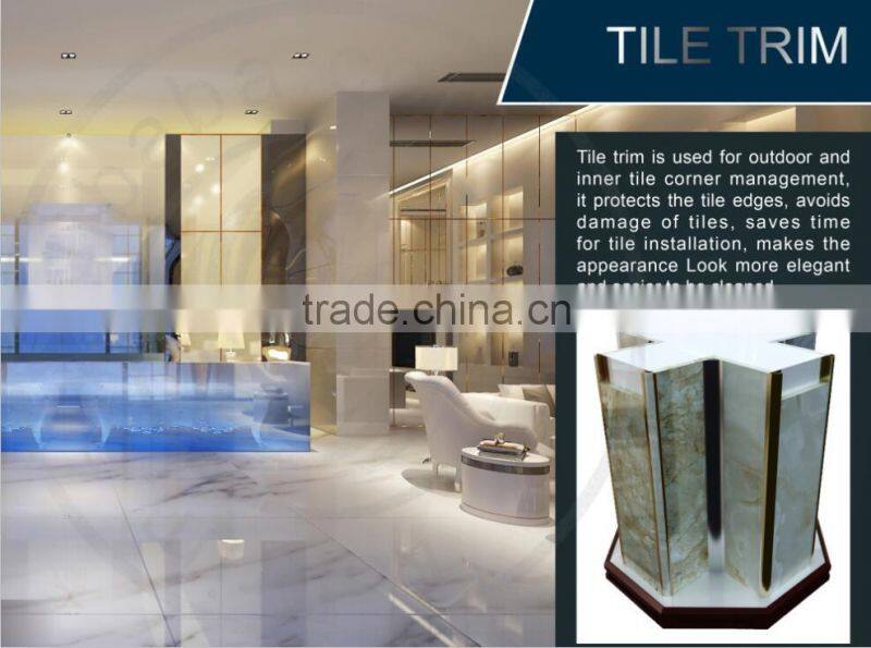 New research stainless steel wall tile trim