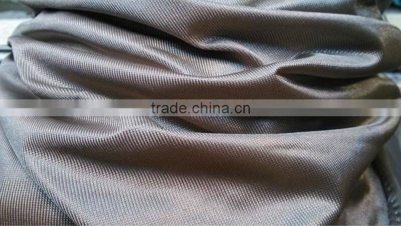 Polyester fabric silver side of wrapping cloth radiation maternity dress