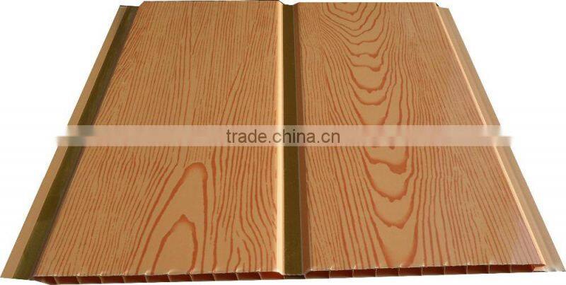 Trinidad 10'' middel groove plastic ceiling with shine gold strip G131