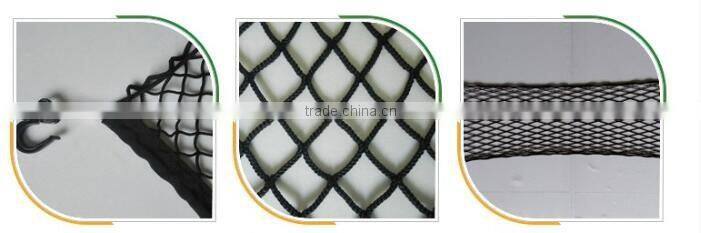 Black Cargo Luggage Net Behind Car Seat