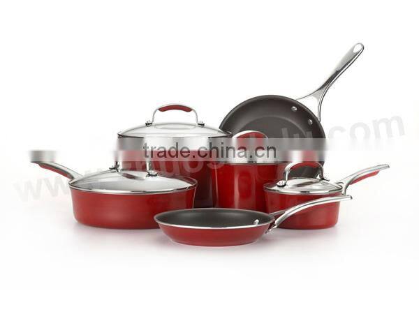 As seen on TV Aluminum Press Non-stick /Ceramic Cookware Set (ZS-C2210)