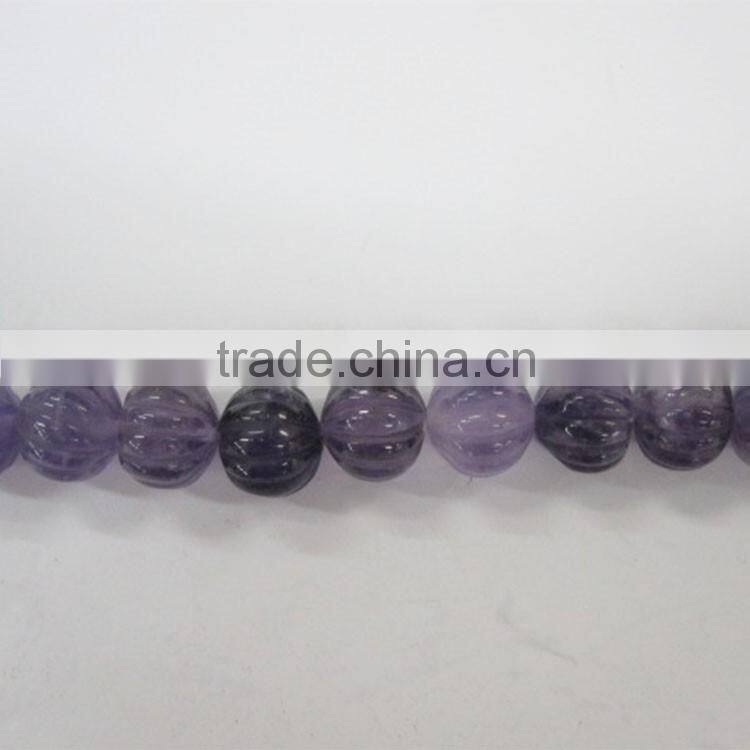 100% natural pumpkin beads amthyst