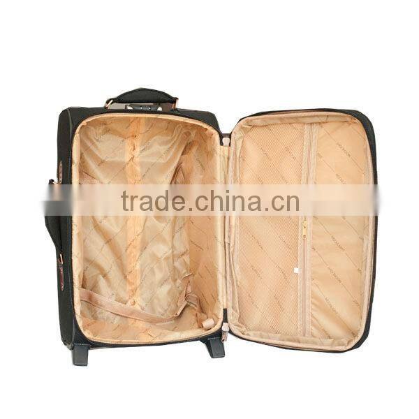 push button trolley nylon fabric with PU combination 4 pcs set trolley set