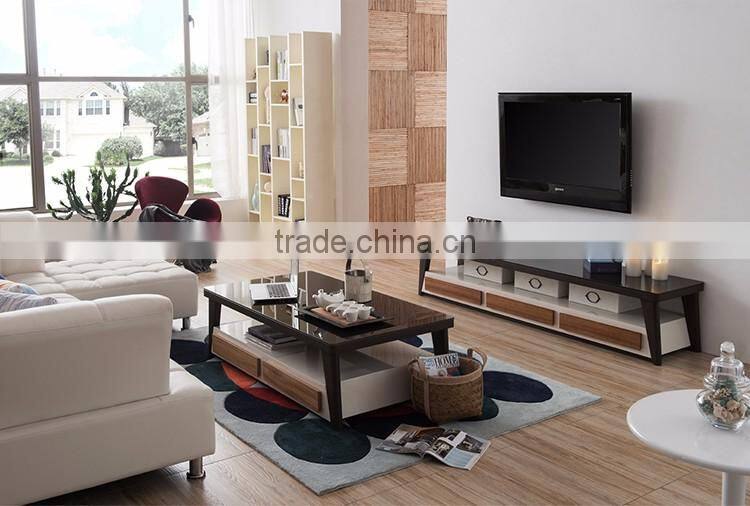 Special Design 3 Drawers Wooden TV Table