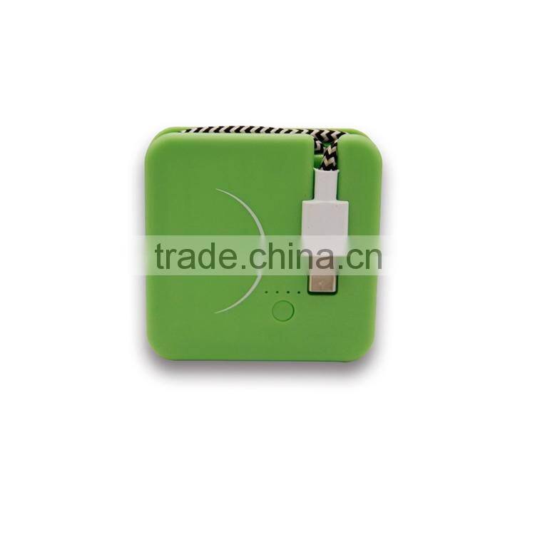Manufacture factory 1000ma keychain mini charger micro usb charging cable portable cell phone power bank