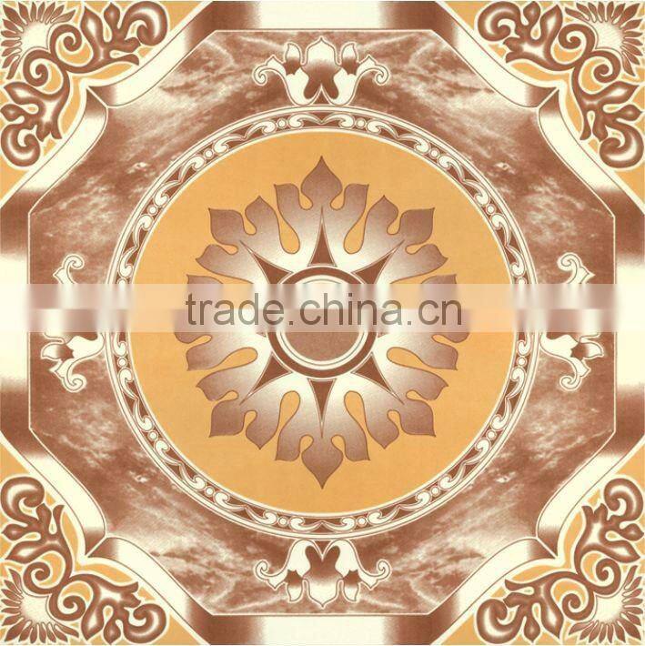 Soluble salt polished porcelain tile