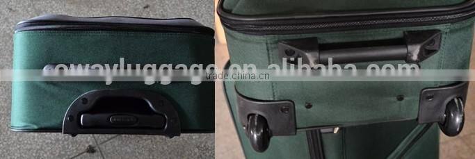 stock 3pcs wheeled luggage set closeout 3pcs wheeled baggage set