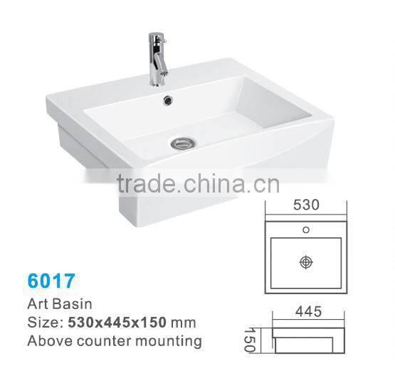 Sanitary ware bathroom wash basin price manufactuer