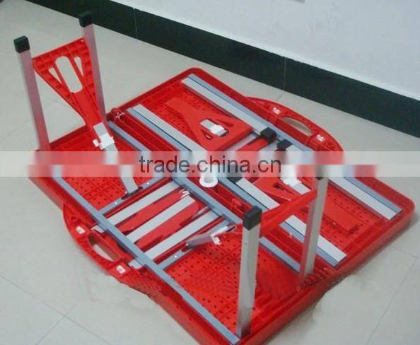 High quality plastic foldable table with chair convenient for outdoor activities