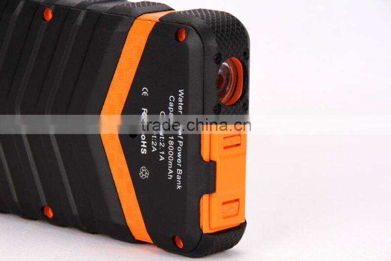 waterproof power bank 18000mAh, power bank for laptop