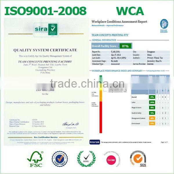 Cheap art paper professional leaflet